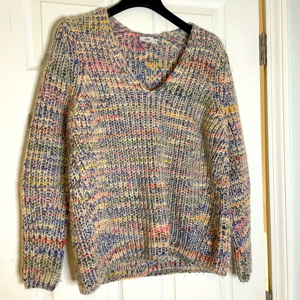 CLOSED wool/alpaca blend V-neck oversized sweater - XXS